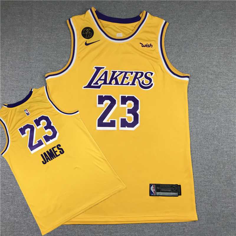 Lakers 23 Lebron James Yellow KB Nike Swingman Jersey,We sell and wholesale Lakers 23 Lebron James Yellow KB Nike Swingman Jersey on line form chian!